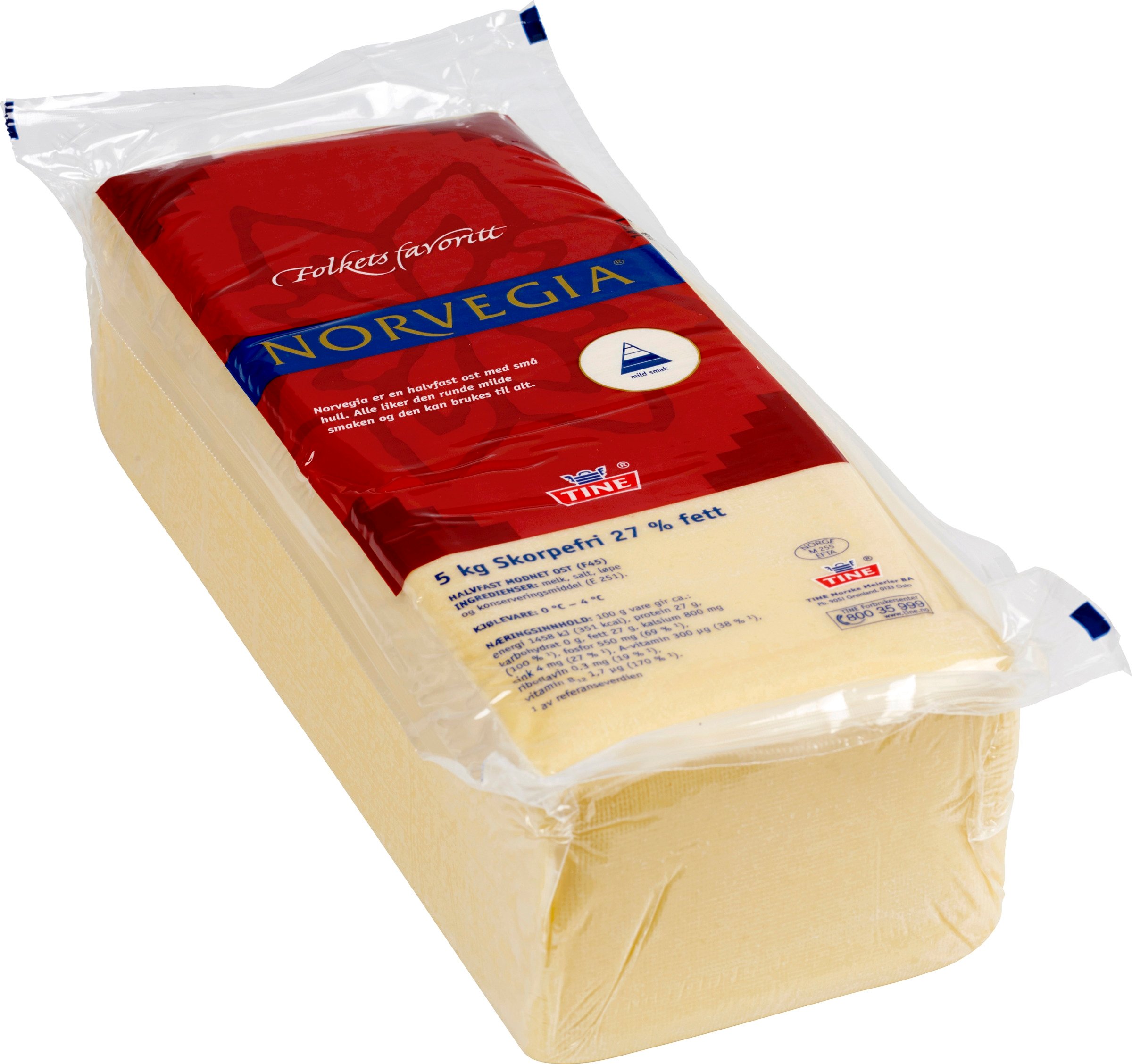 Norvegia 27% skorpefri   2xca5,2kg  kg