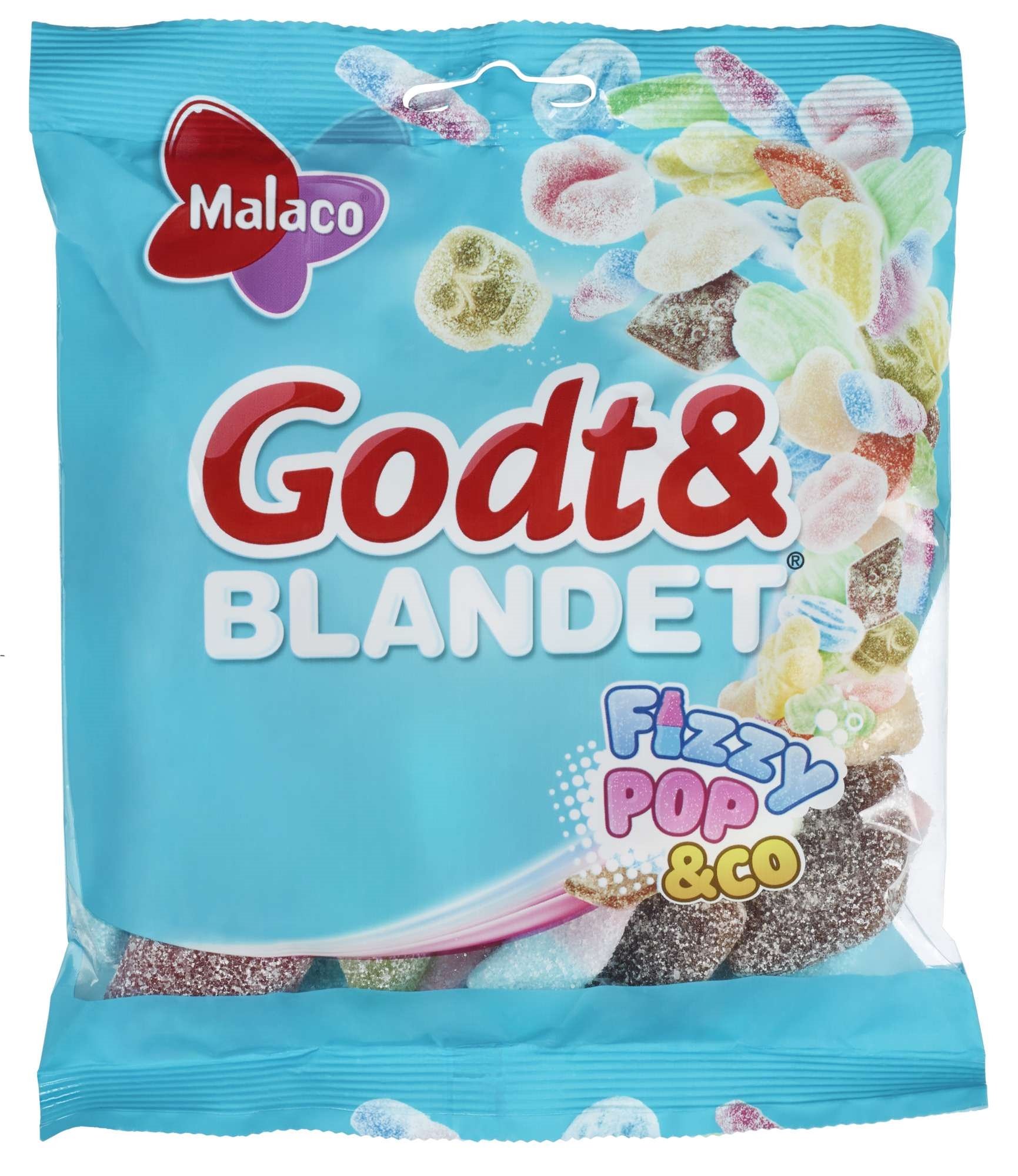 Godt&blandet fizzypop&co  170g