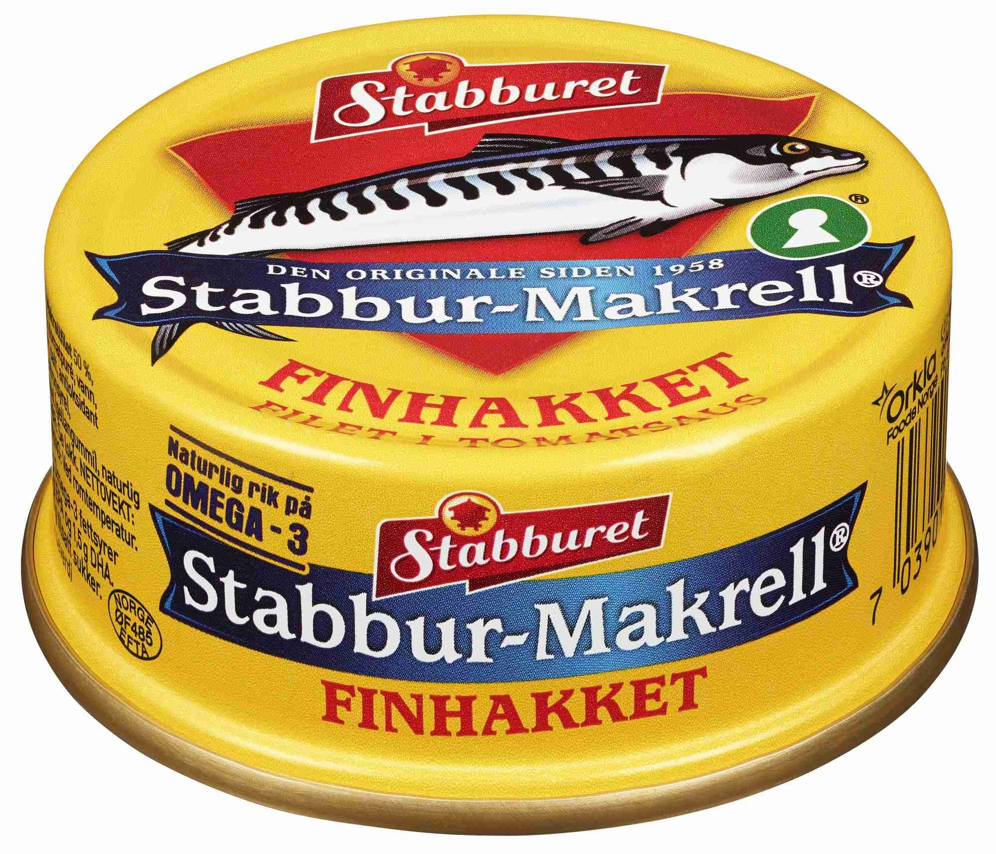 Stabbur-makrell finhakket   90g