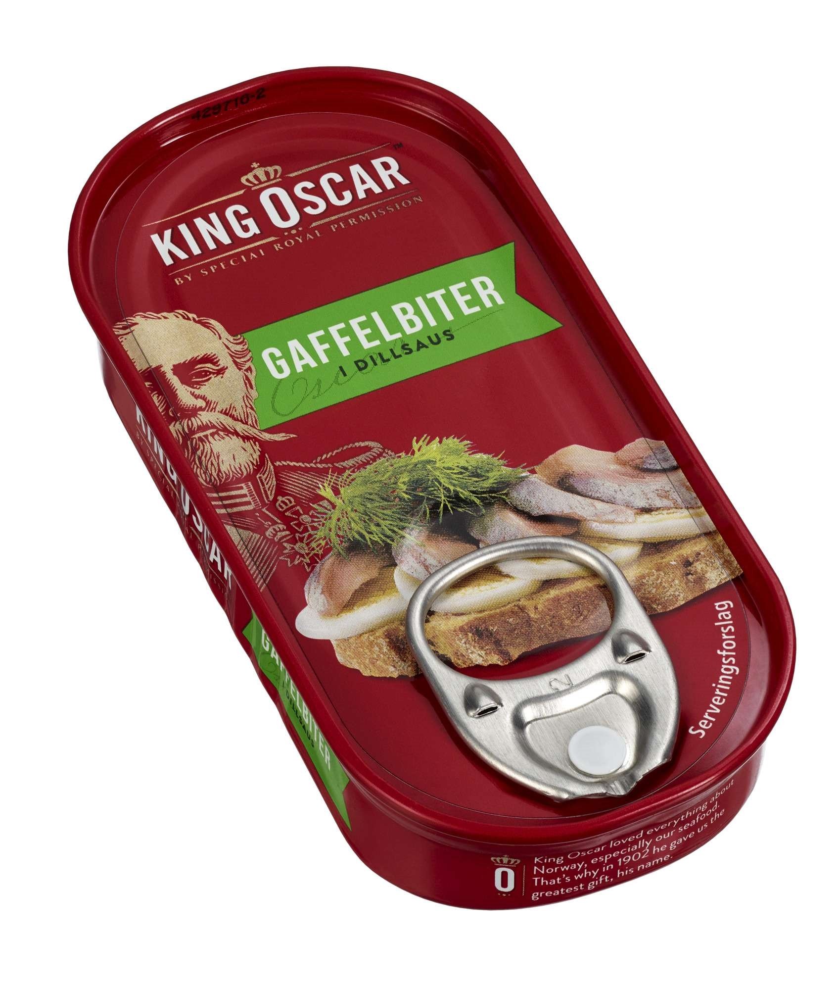 Gaffelbiter i dillsaus  50g