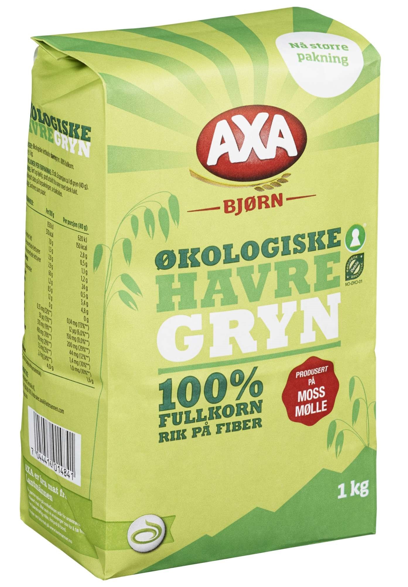 Havregryn økol.   1kg