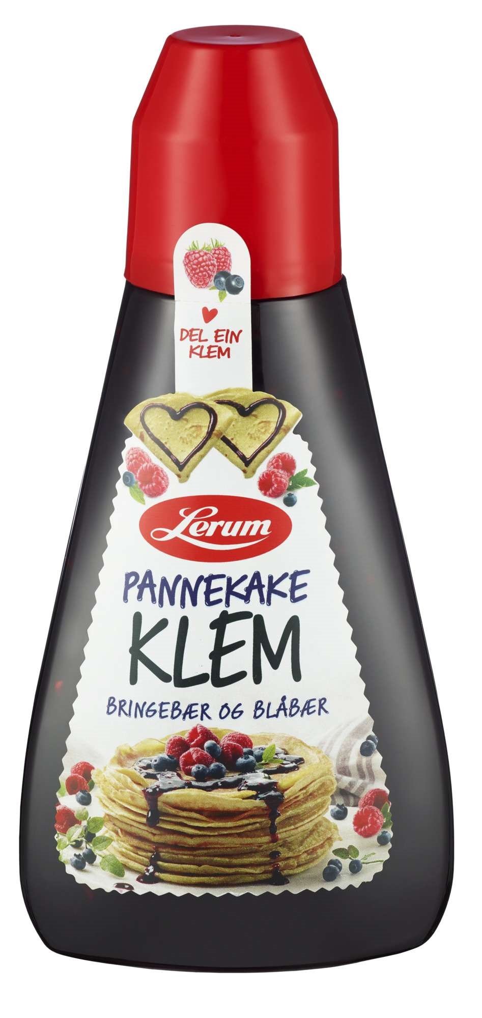 Bringebær/blåbær klem   415g