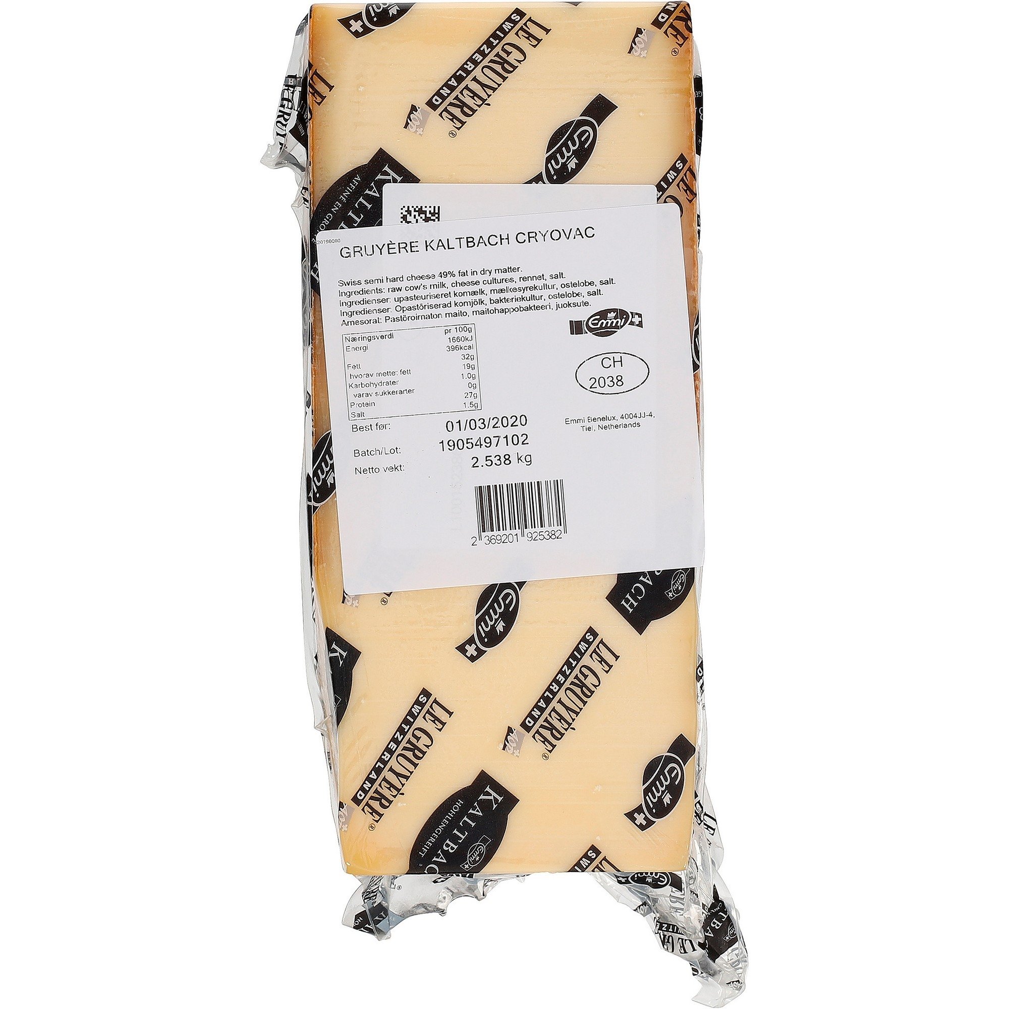 Gruyere 6xca2,2kg   kg