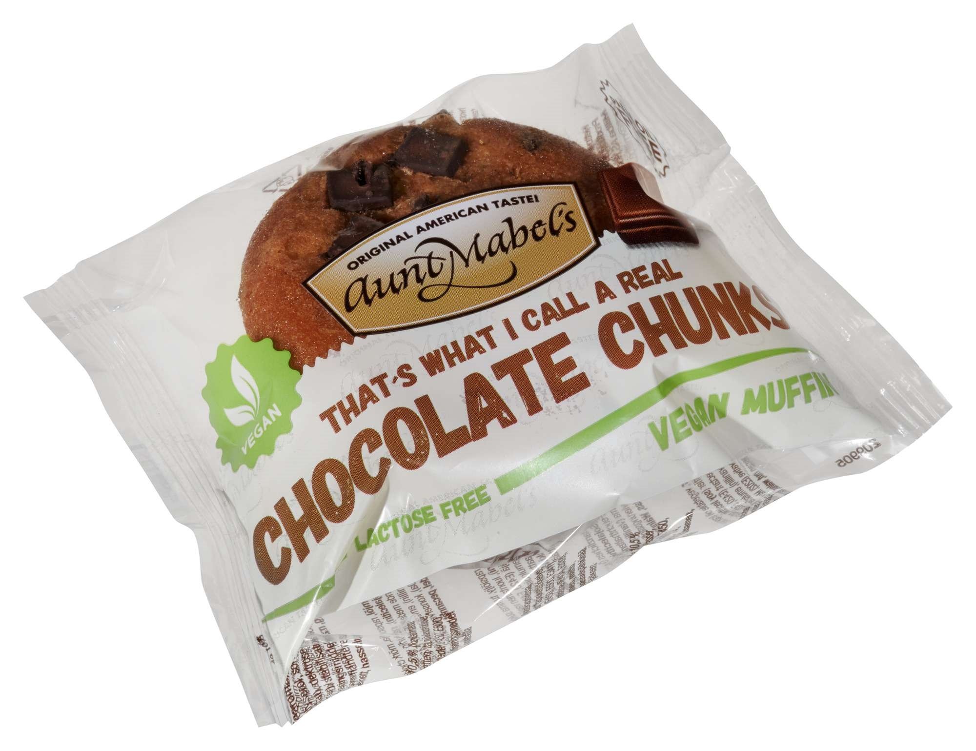 Muffins chocolate chunks vegan 100g