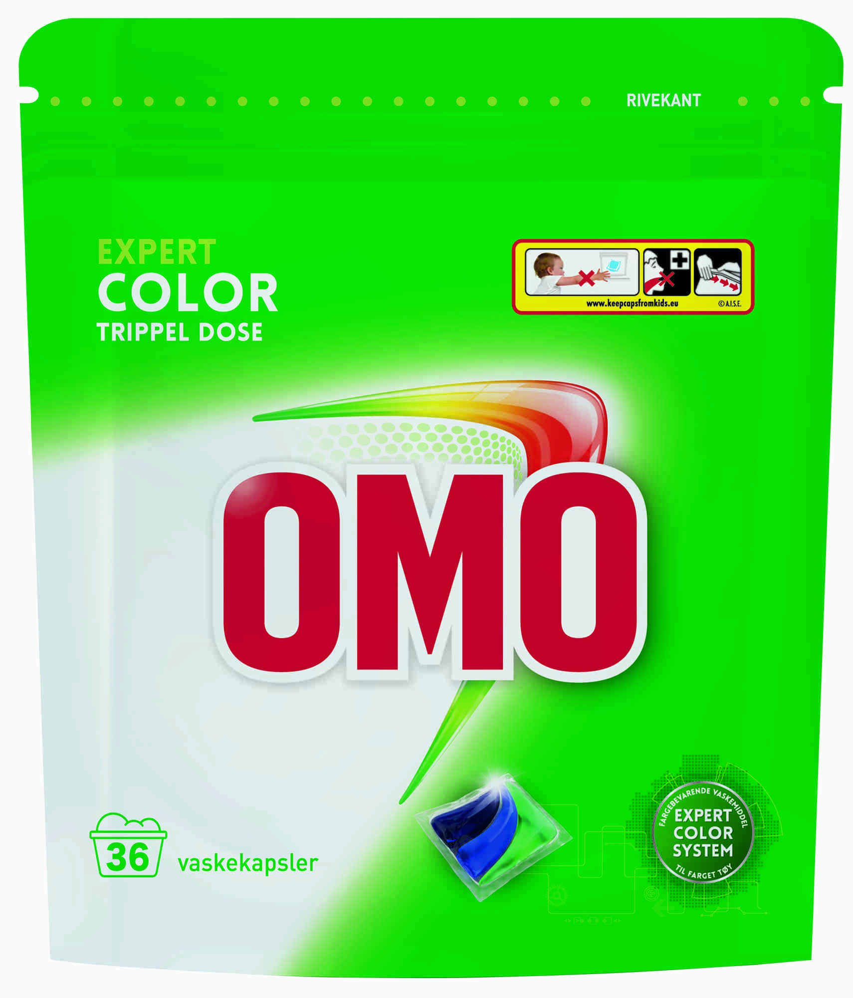 Omo color trippeldose 36stk