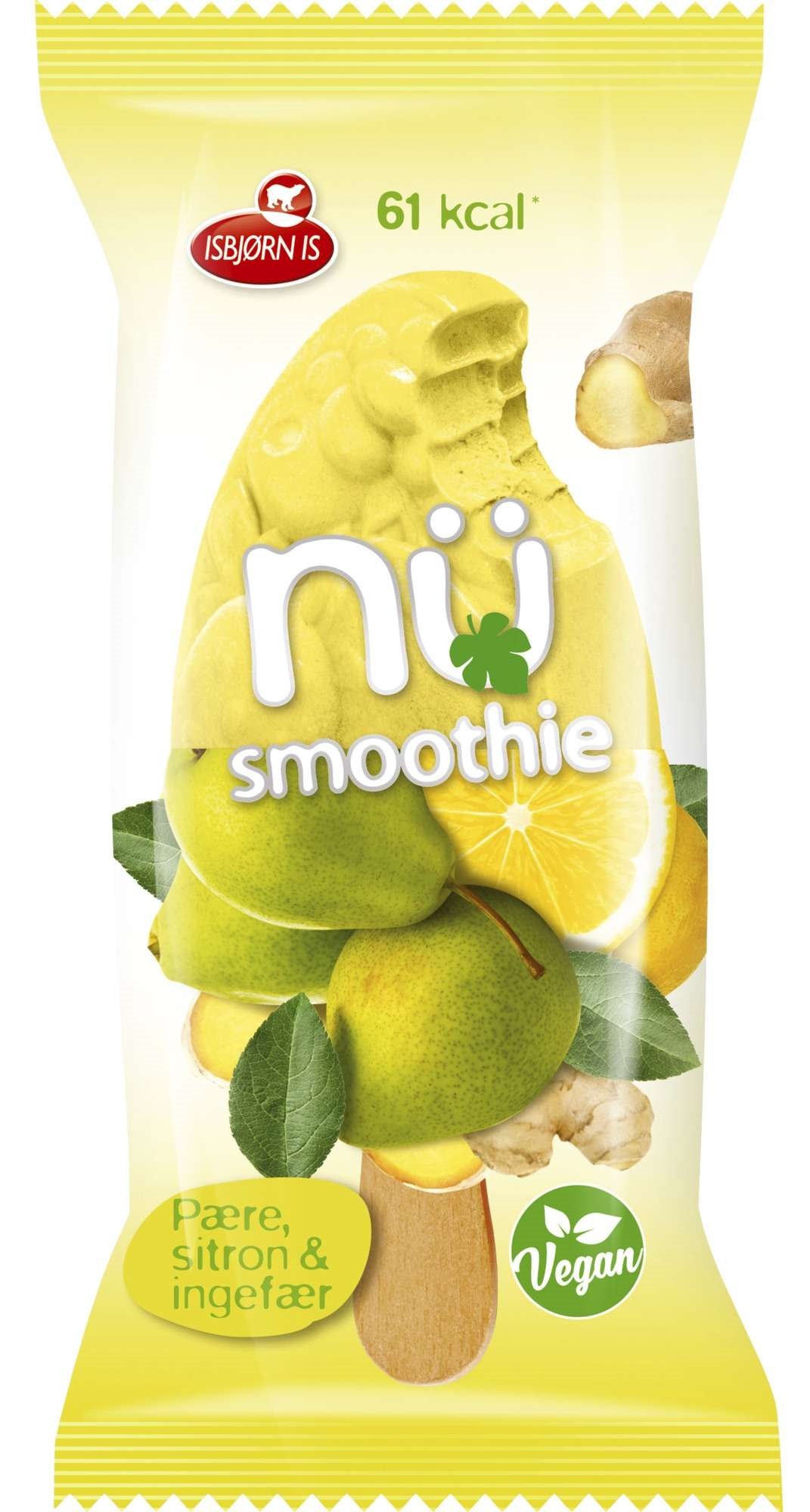 Nü smoothie pære sitron & ingefær  75ml