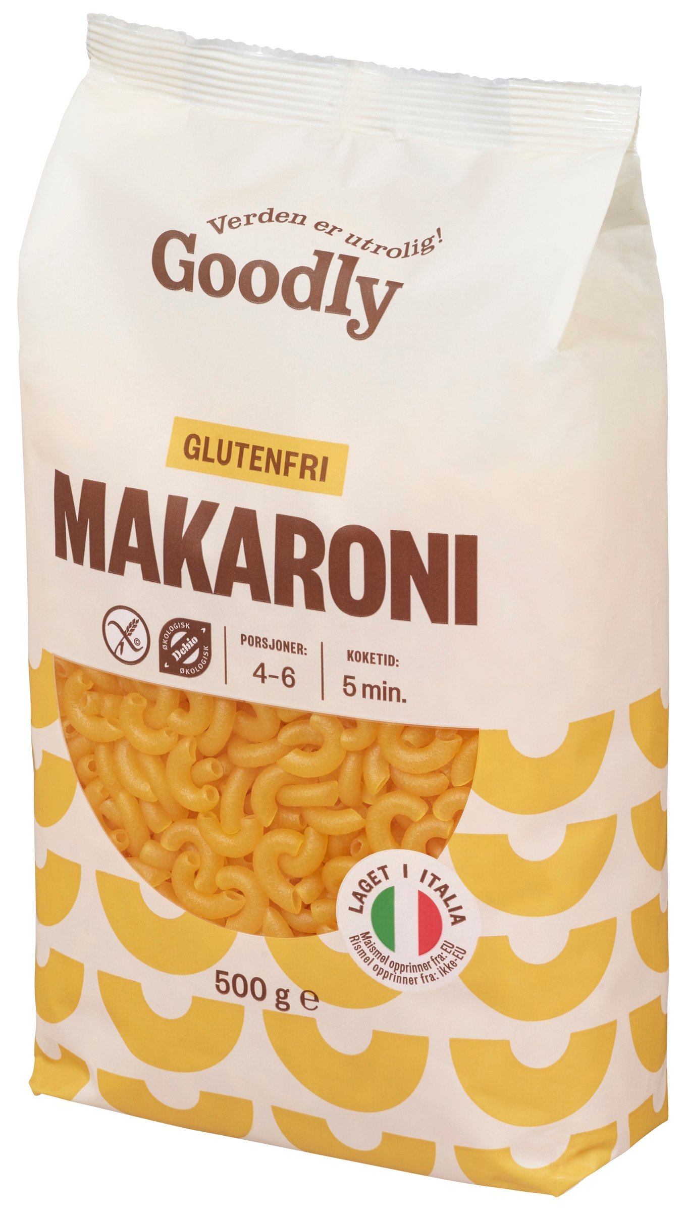 Makaroni glutenfri økol.   500g