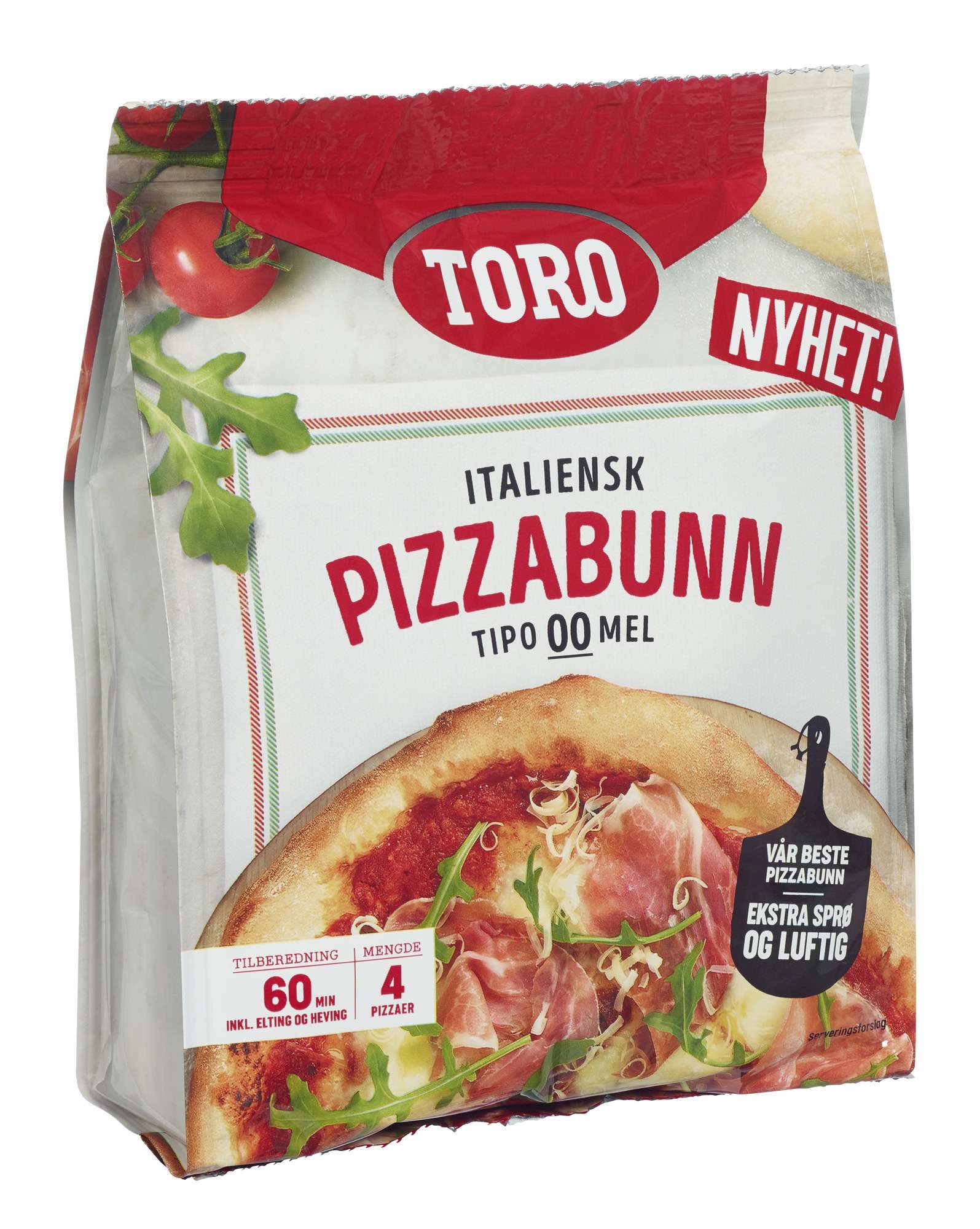 Toro pizzabunn italiensk  400g