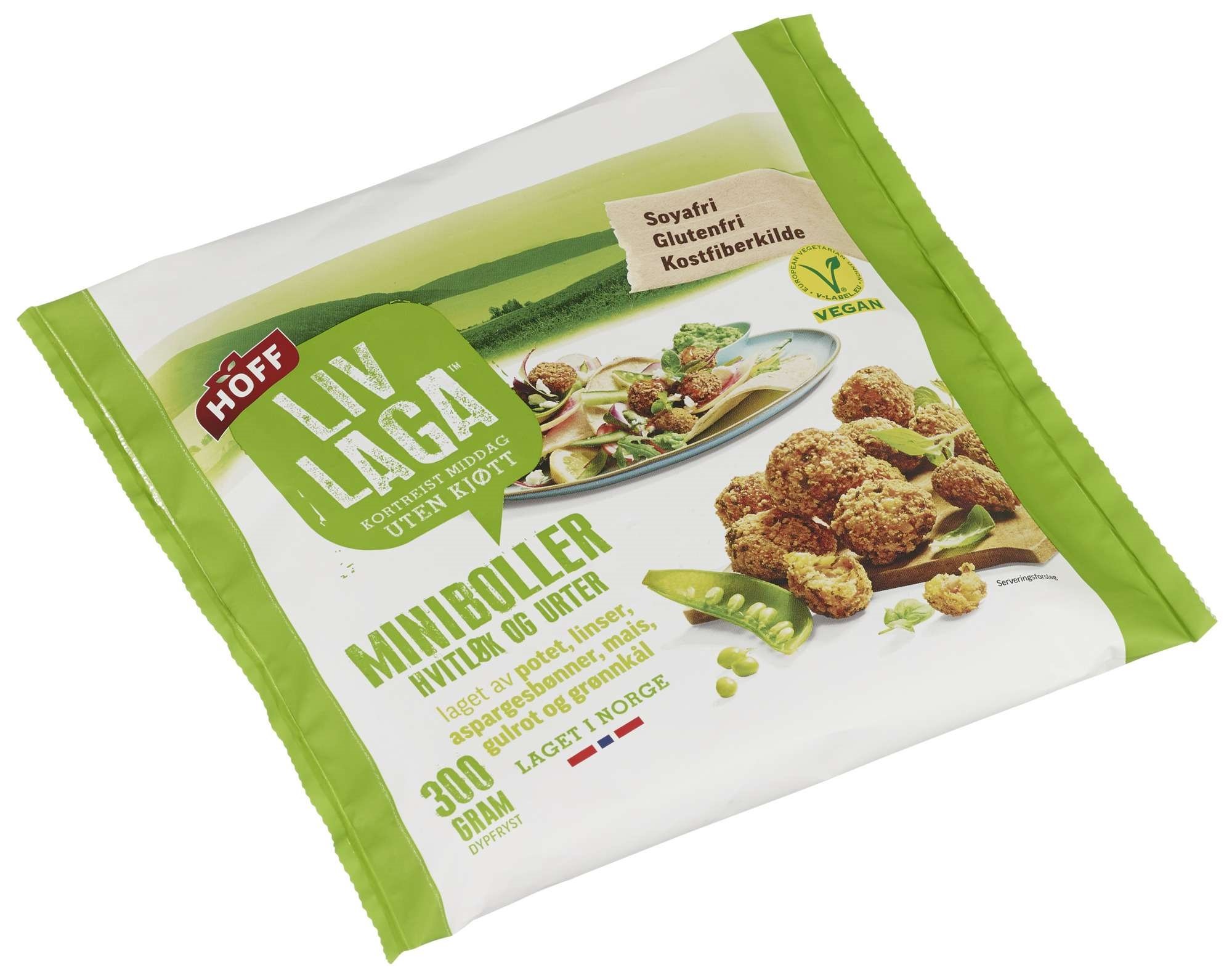 Liv laga miniboller, veg.  300g