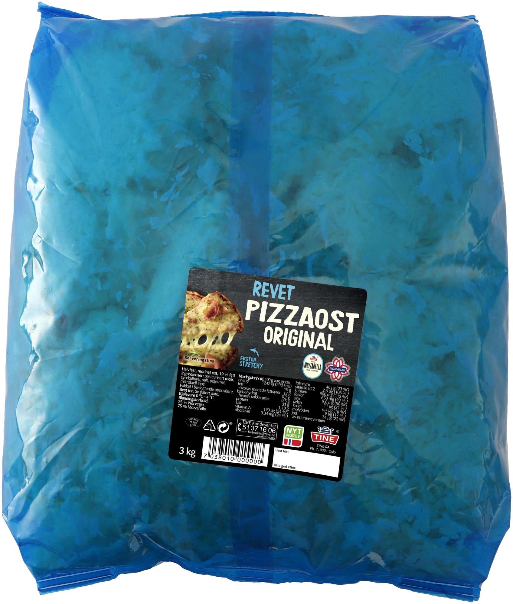 Pizzaost original  3kg