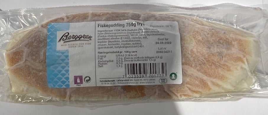 Fiskepudding   750g