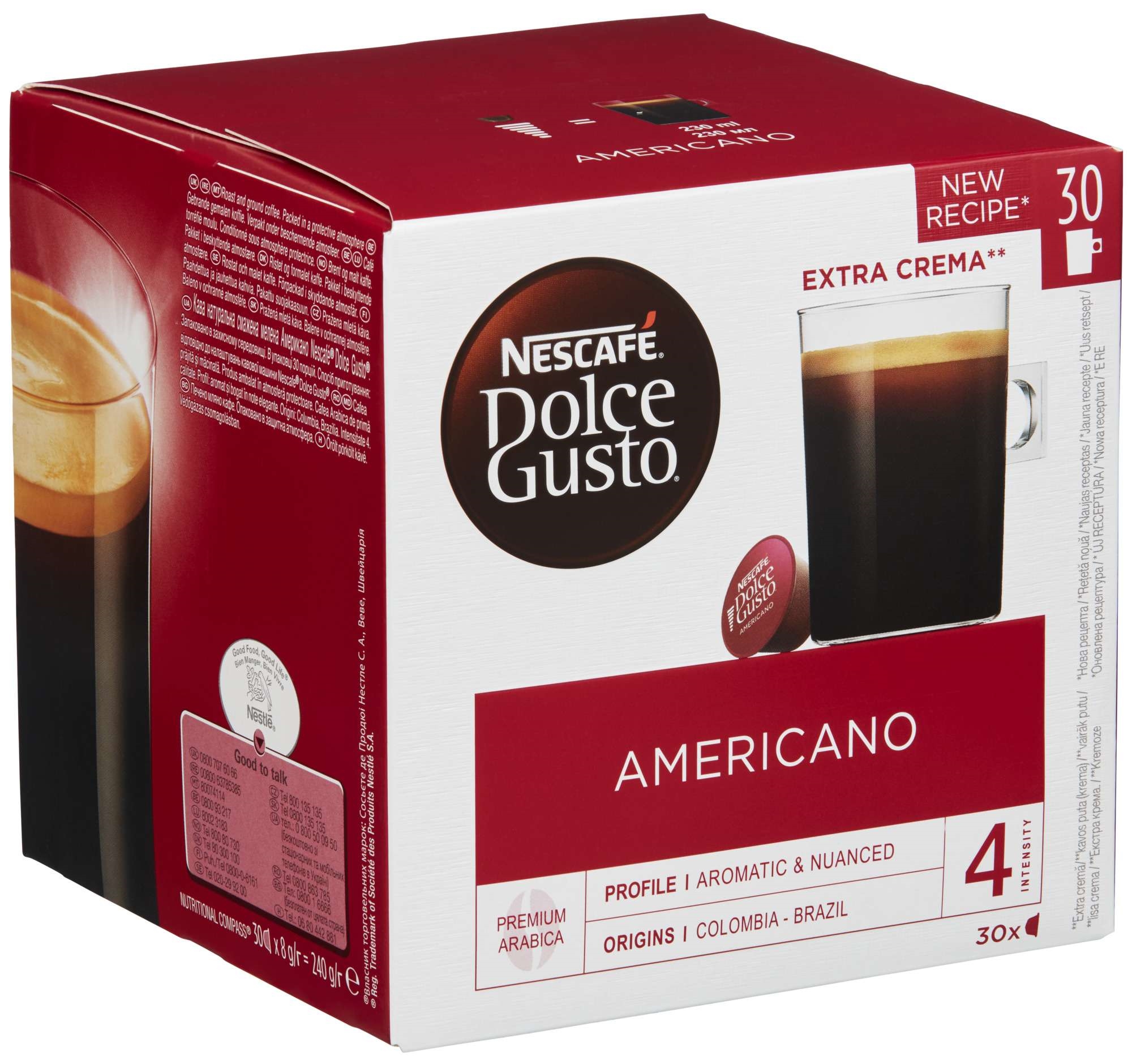 Dolce gusto americano loyalty pack 240g
