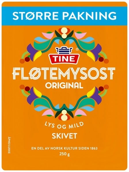 Fløtemysost skivet  250g