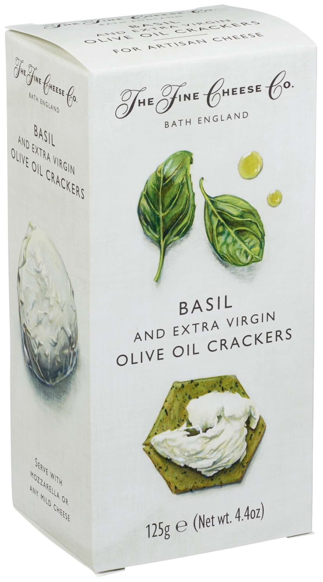 Crackers m/basilikum 125g