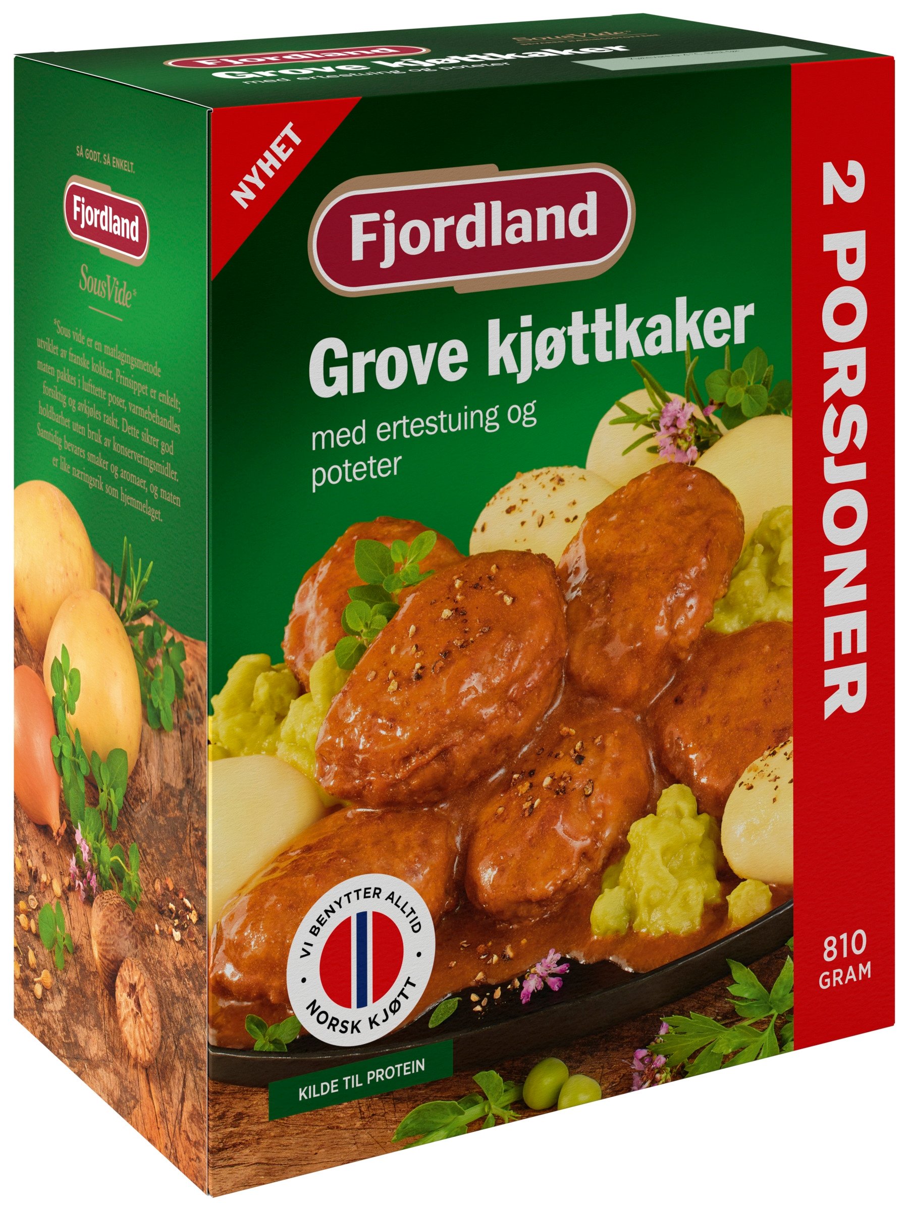 Grove kjøttkaker i brun saus   810g