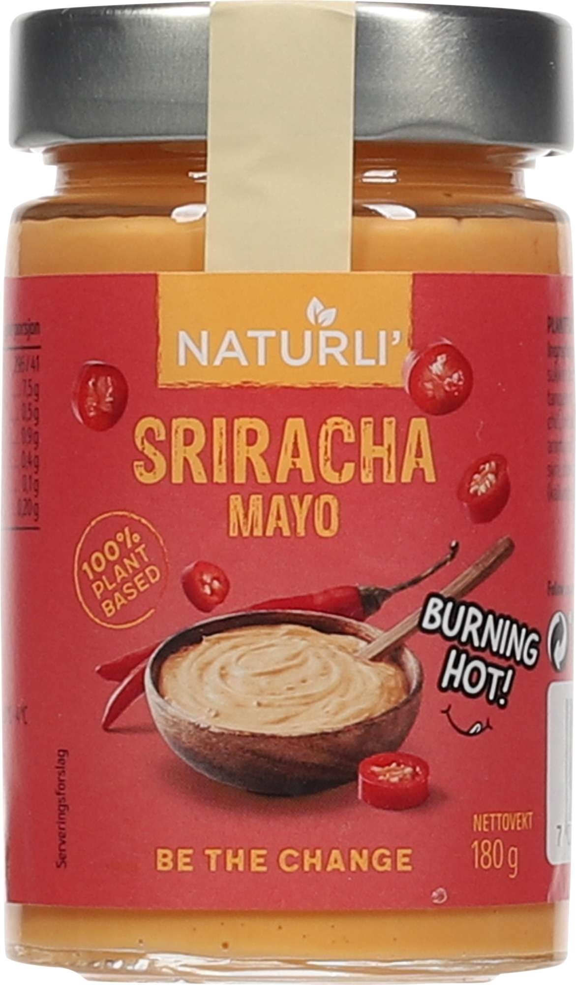 Naturli' sriracha mayo   180g