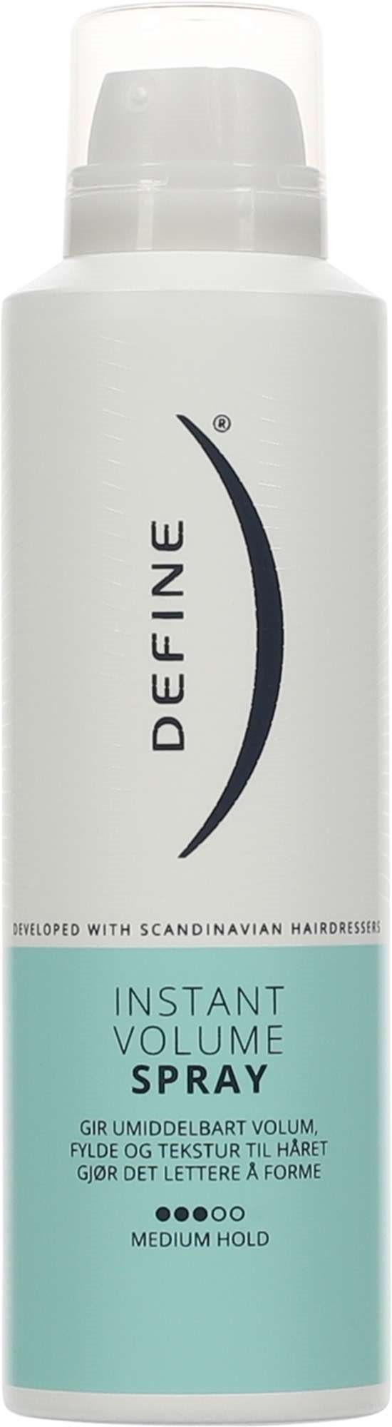 Define instant volume spray   200ml