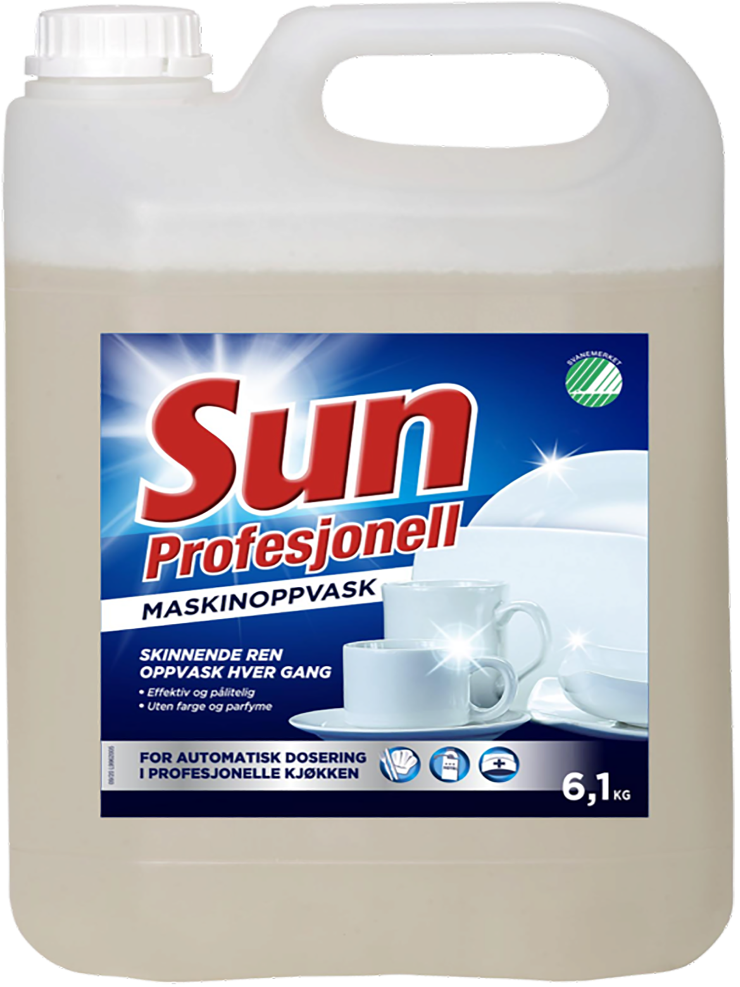 Sun profesjonell maskinoppvask   6,1kg