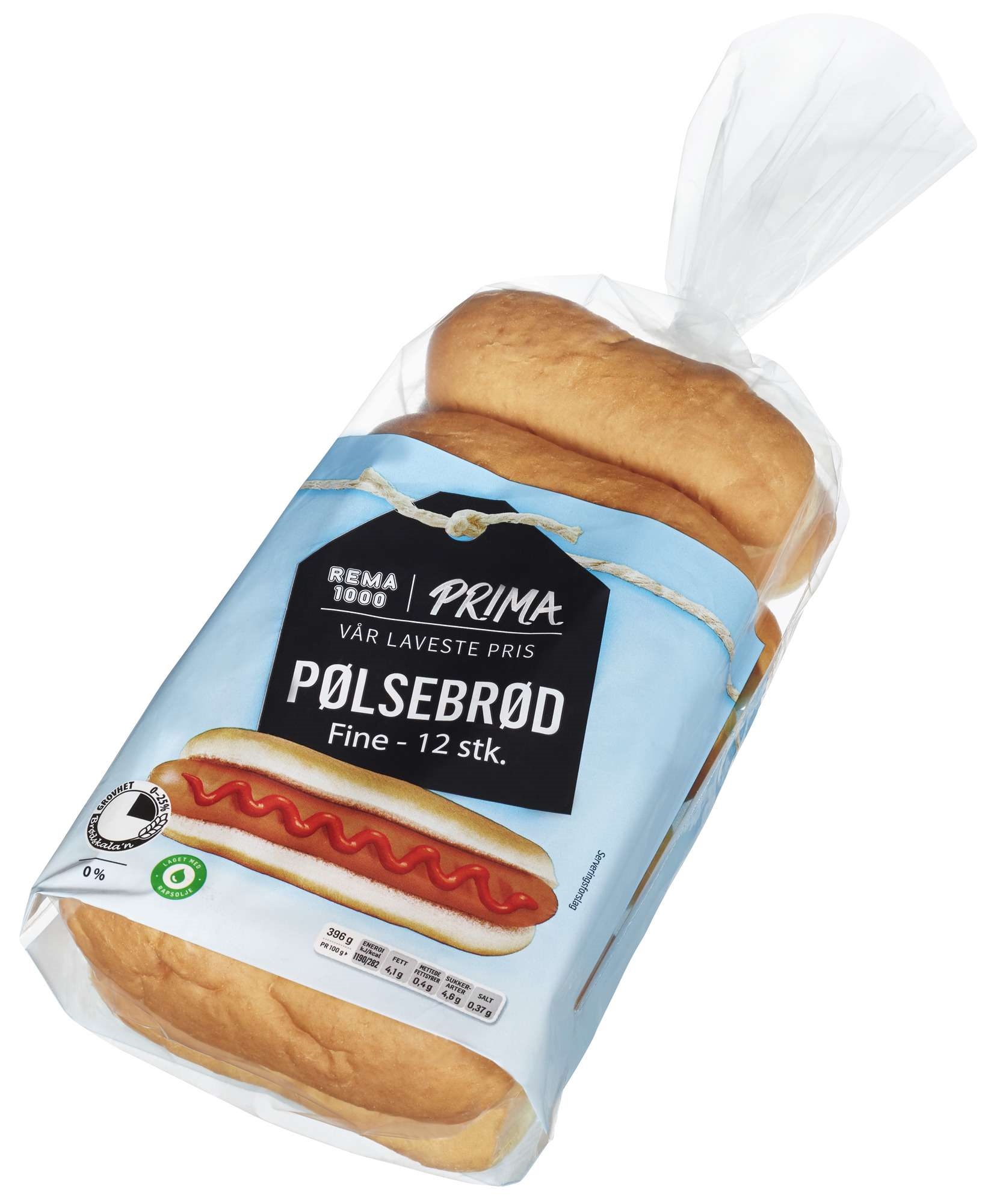 Pølsebrød   396g