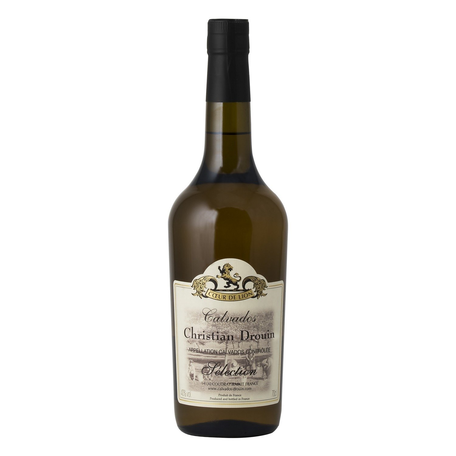 Calvados drouin coeur de lion 1973  40%  70cl