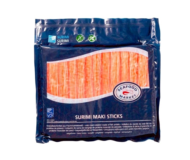 Surimi maki sticks 18cm   1kg