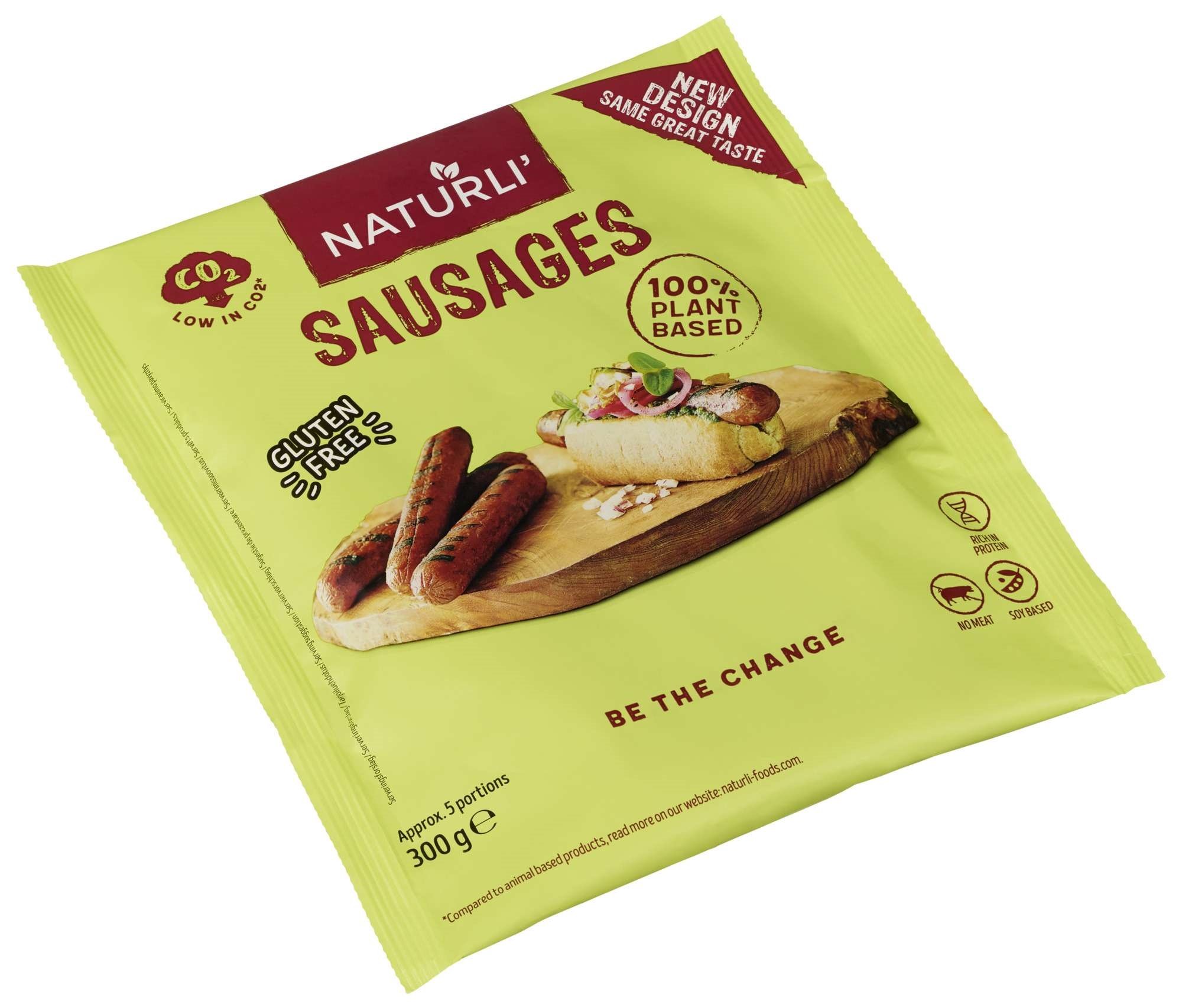 Naturli' sausages  300g