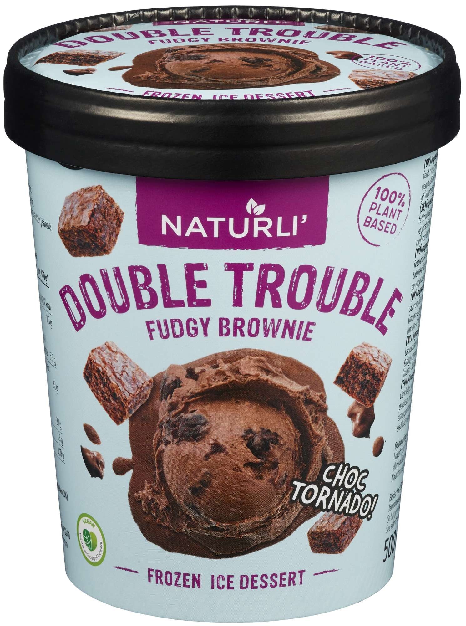 Double trouble fudgy brownie   500ml