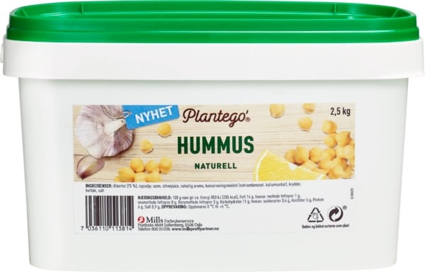 Hummus naturell  2,5kg