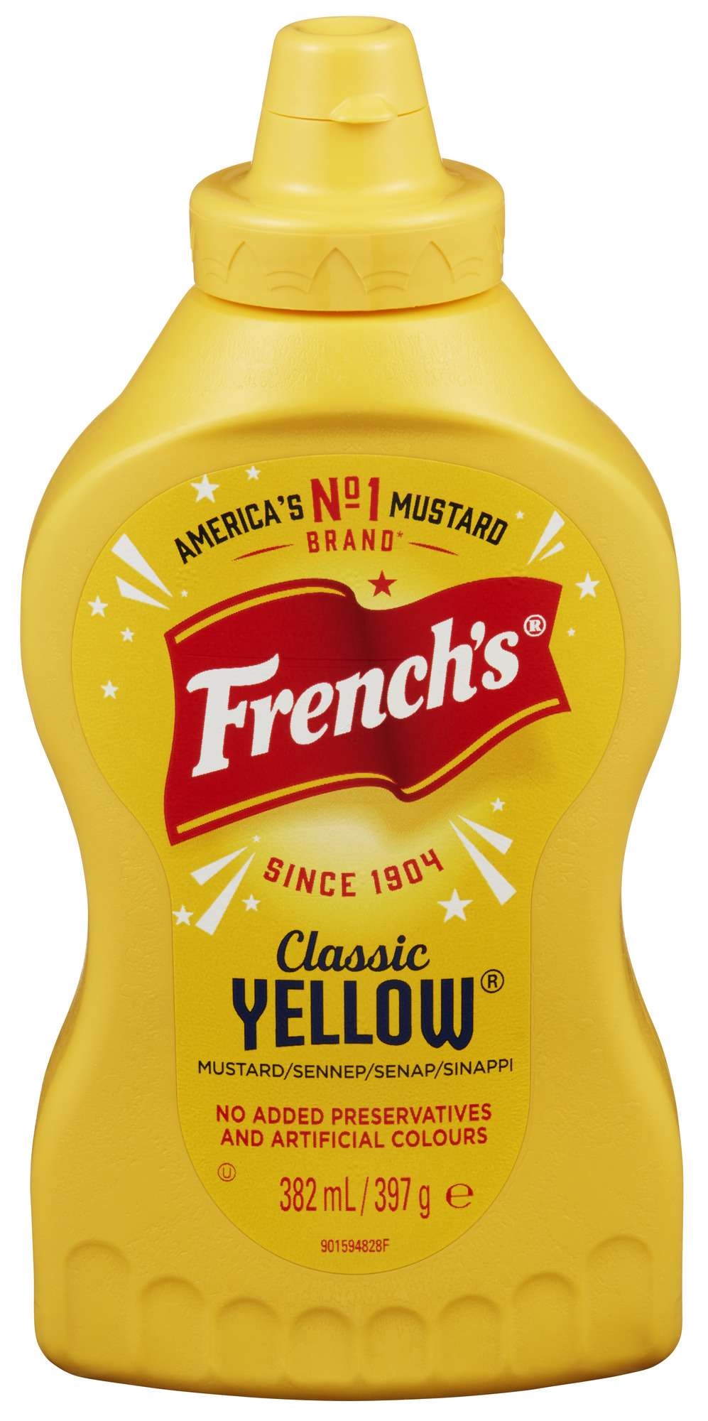 Classic yellow mustard 397g