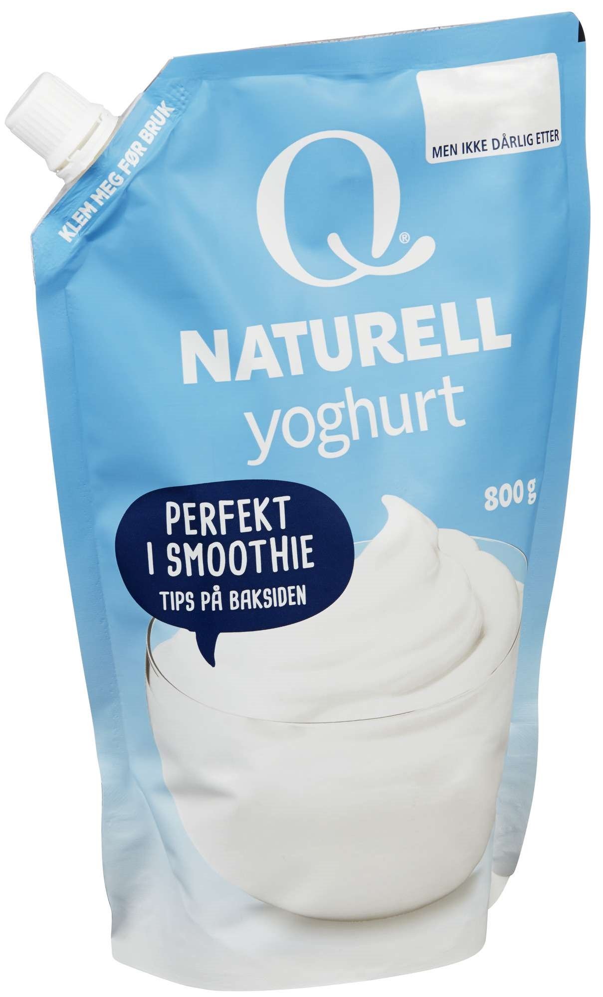 Frokostyoghurt naturell pose   800g