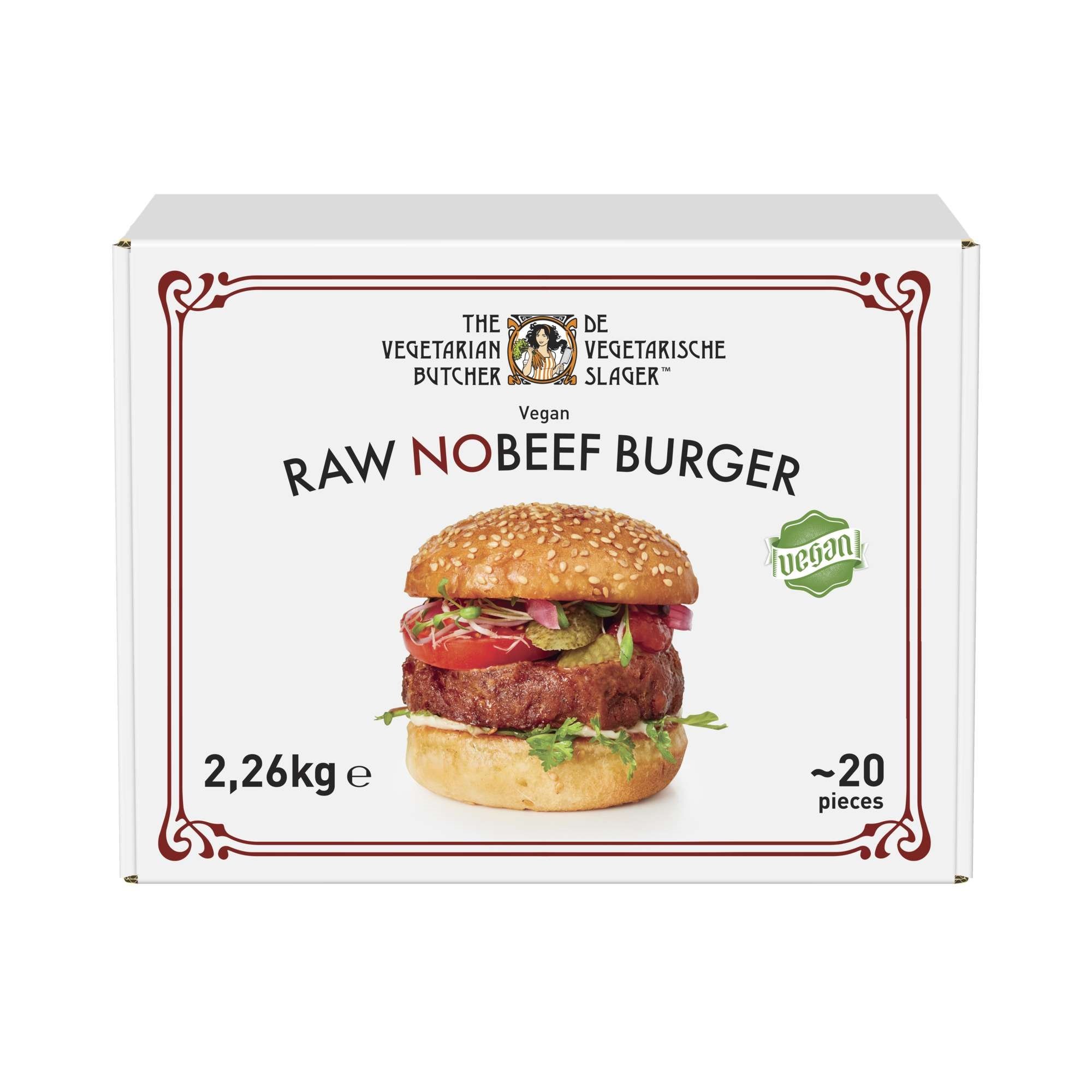 Raw no beef burger    20x113g