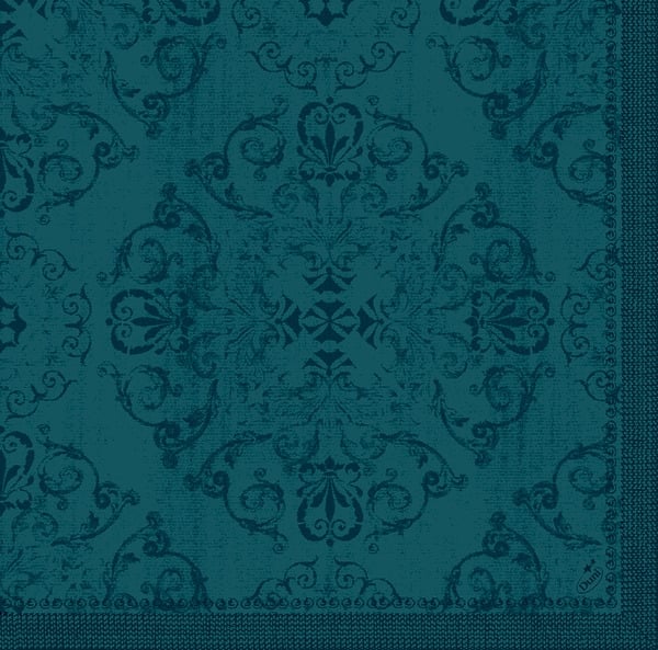 Serviett dunilin 40cm opulent ocean teal   45stk