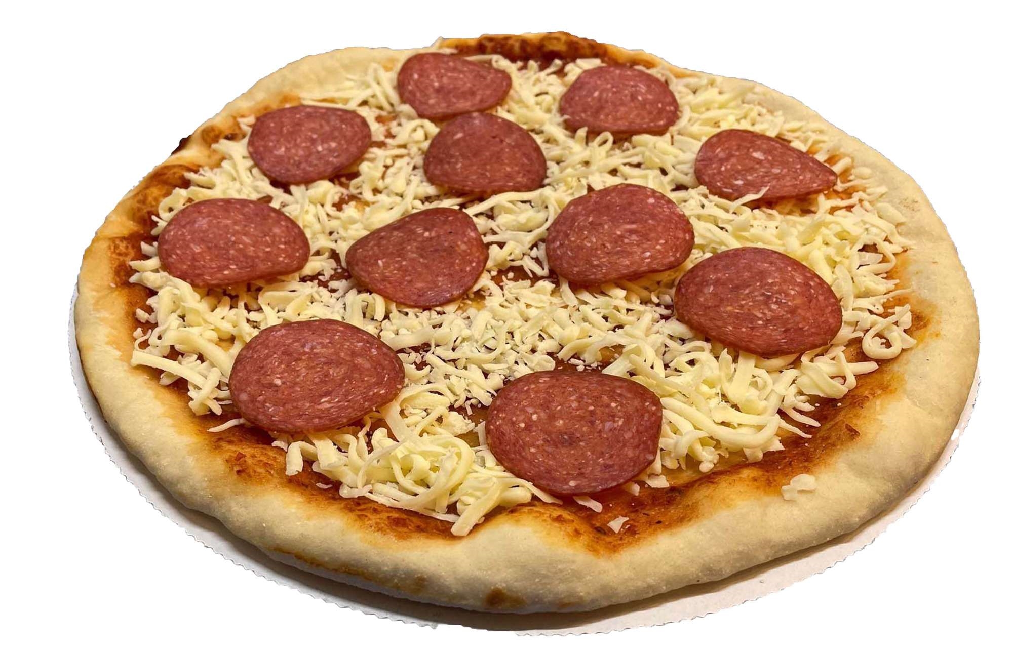 Italiensk pizza m/pepperoni prebakt ca30cm  10stk