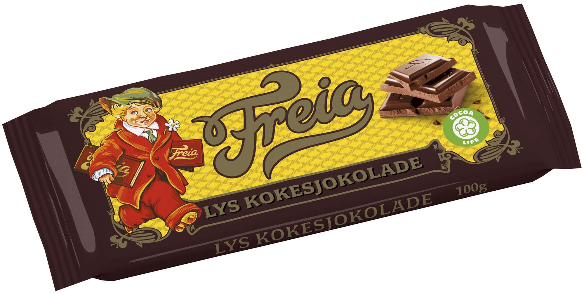 Lys kokesjokolade 100g