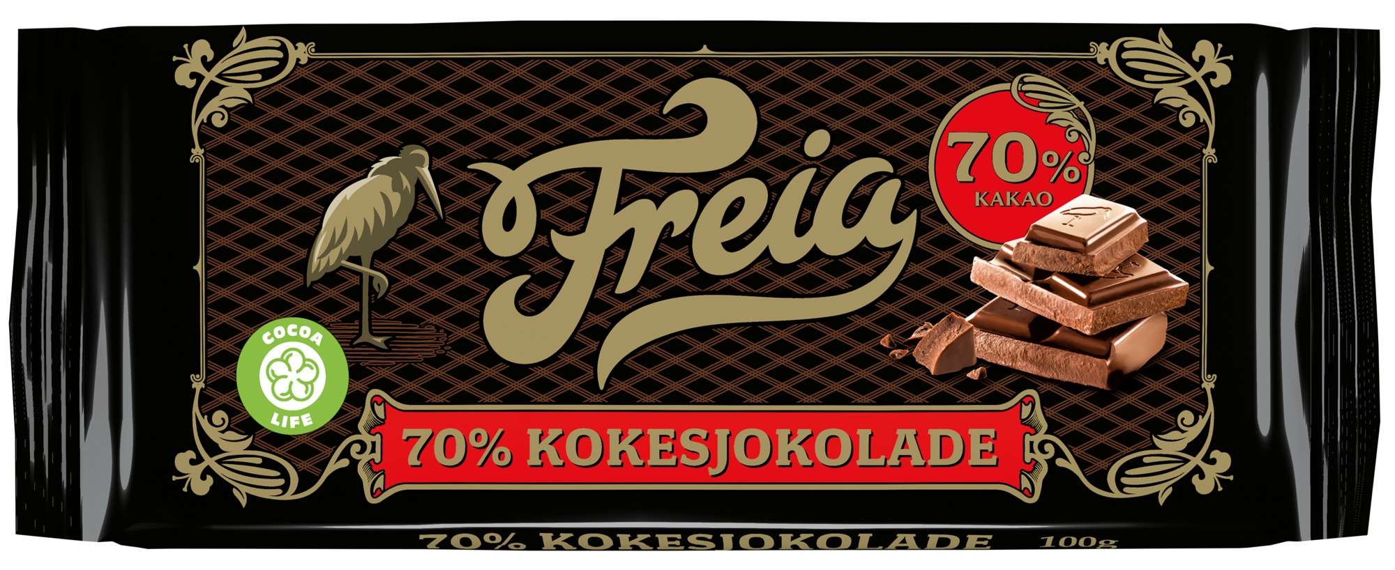 Kokesjokolade 70% 100g