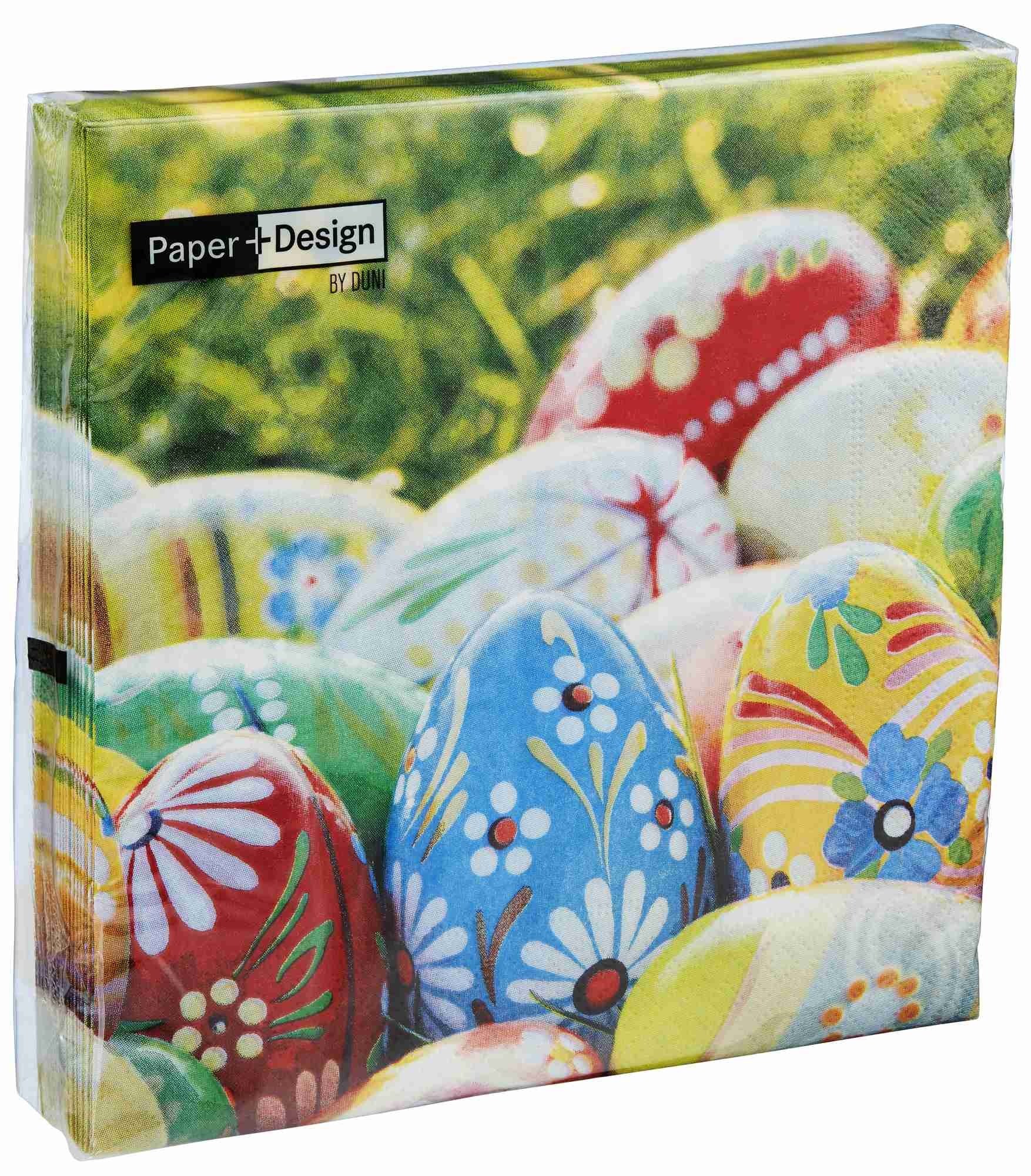 Serviett vibrant eggs 3l 33cm 20stk