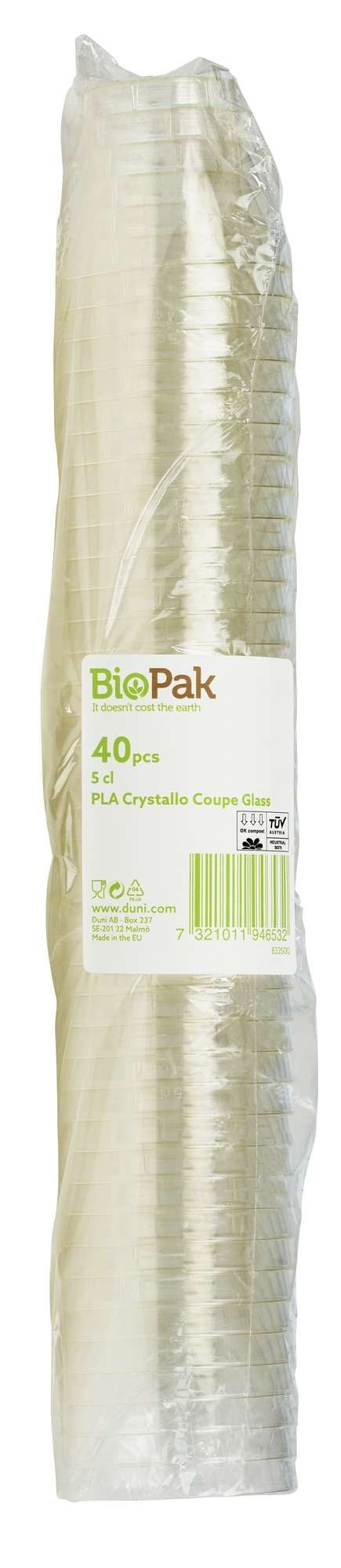 Plastglass crystallo pla 5cl  40stk