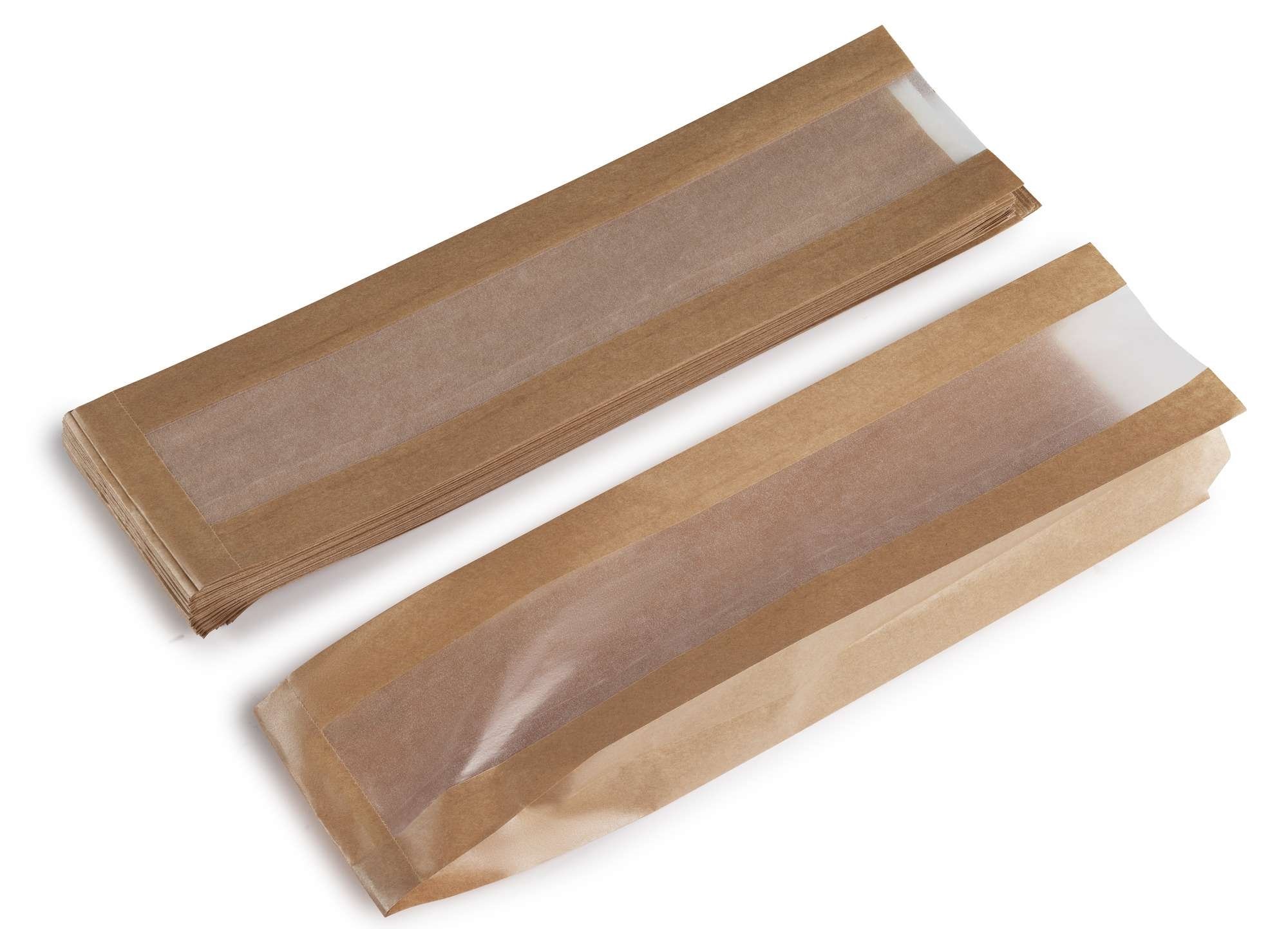 Papirpose baguette 100x50x370  1000stk