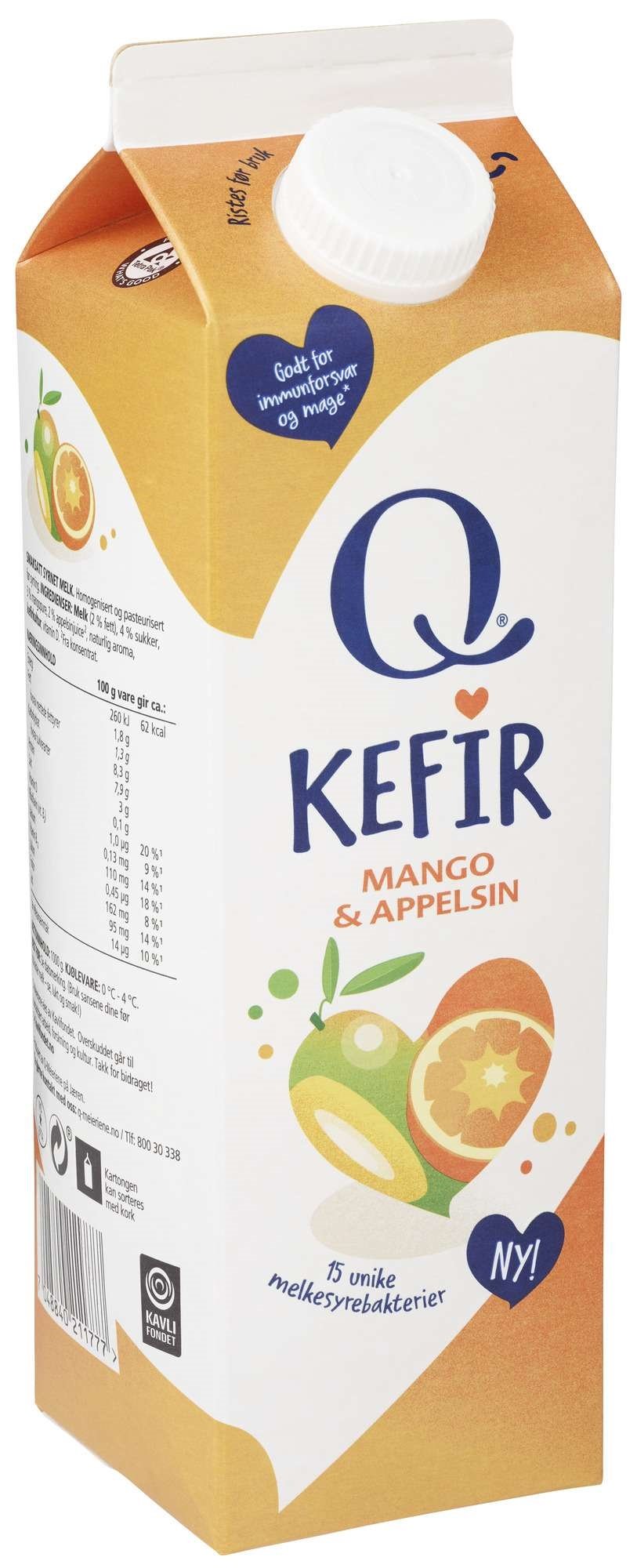 Kefir mango & appelsin   1l