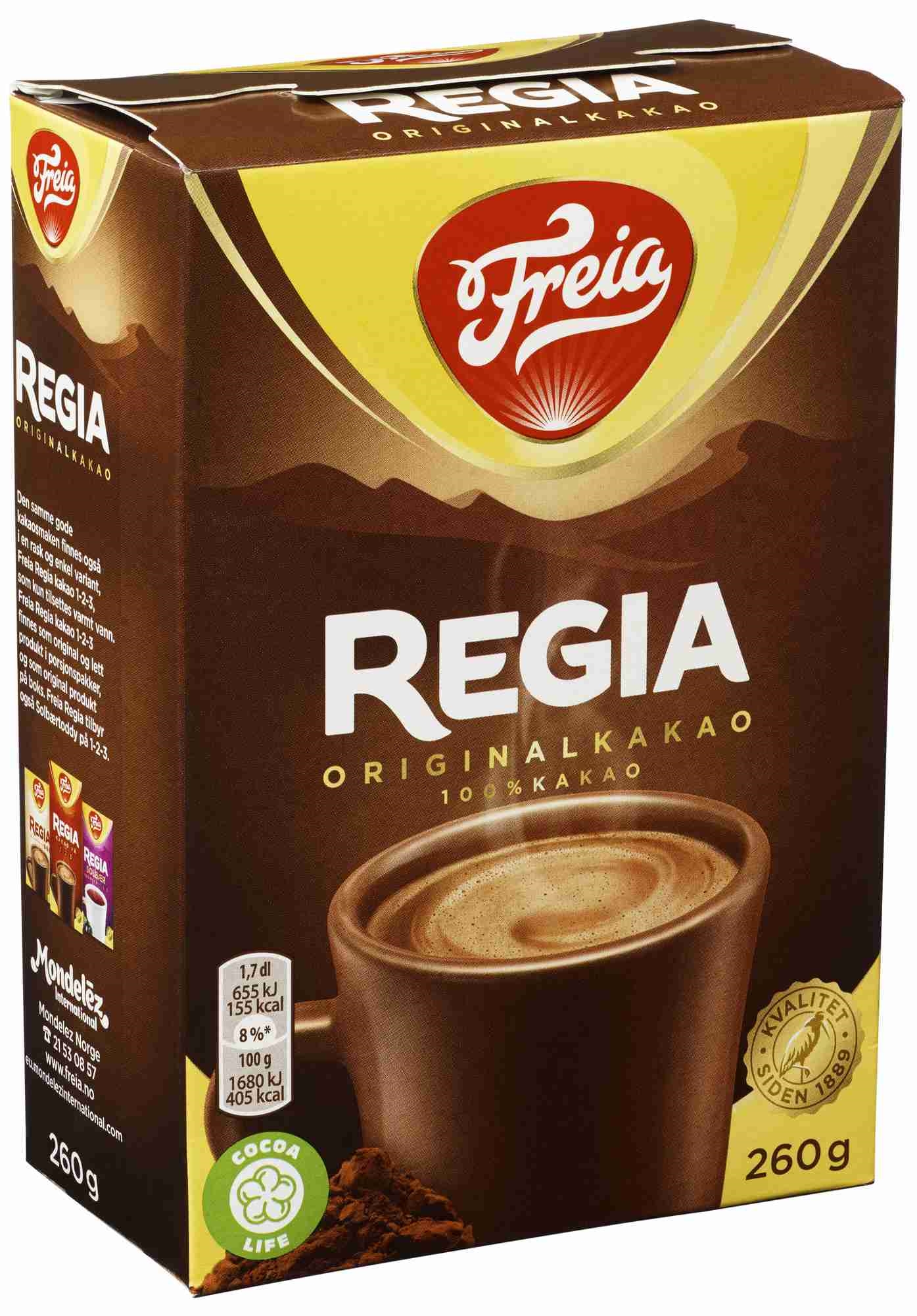 Regia original kakao 260g