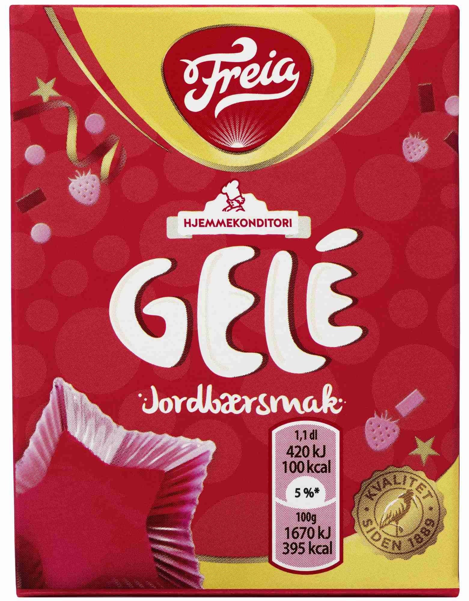 Jordbærgele 125g