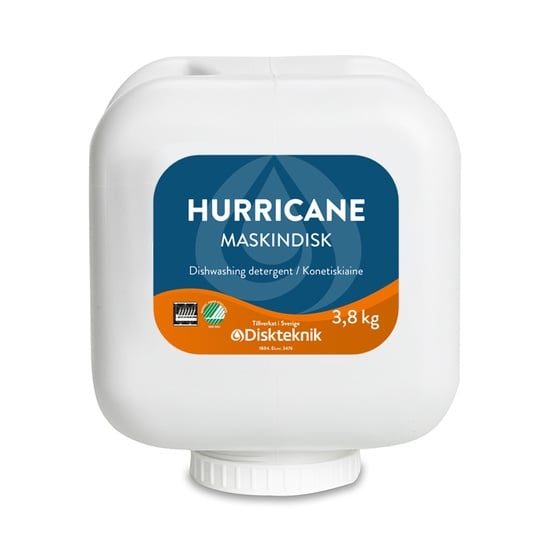 Hurricane maskinoppvask   3,8kg