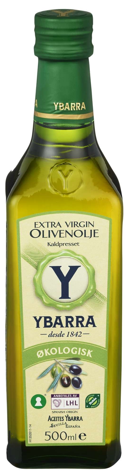 Extra virgin olivenolje økol.   500ml