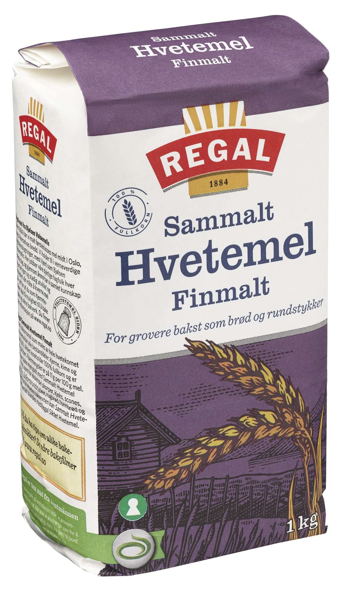 Sammalt hvete fin   1kg