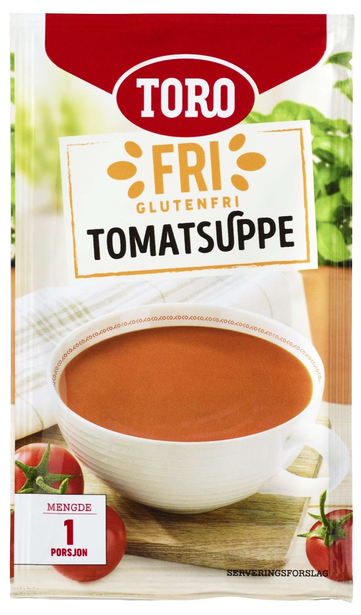 Toro fri tomatsuppe porsjon glutenfri  22g