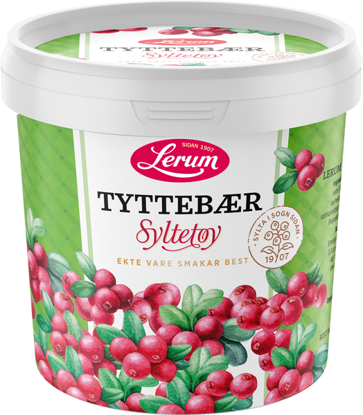 Tyttebærsyltetøy  1kg