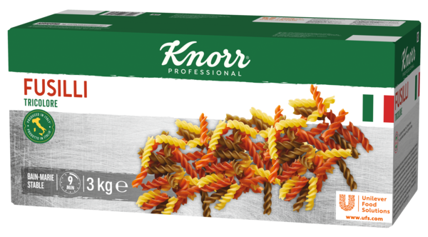 Knorr fusilli tricolore pasta    3kg