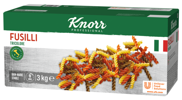 Knorr fusilli tricolore pasta    3kg
