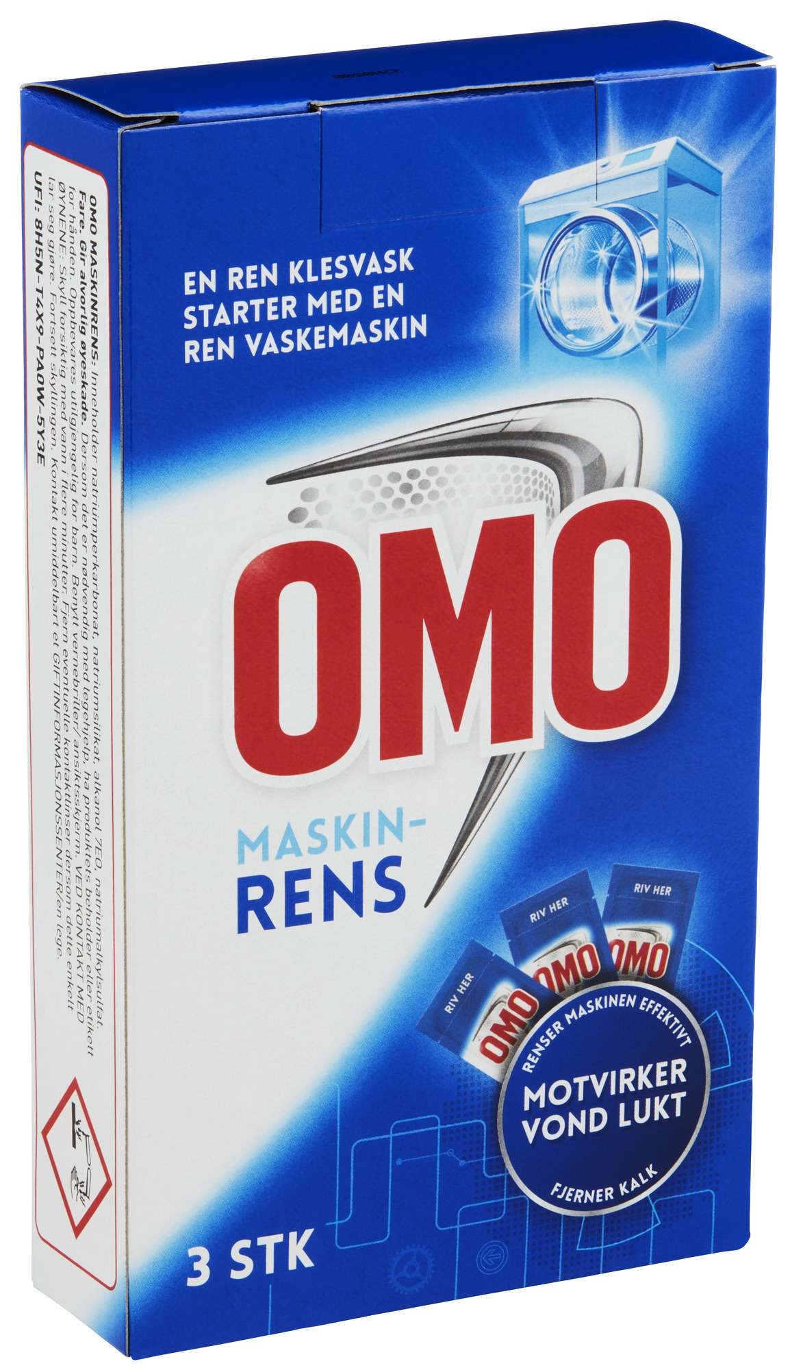 Omo maskinrens  120g