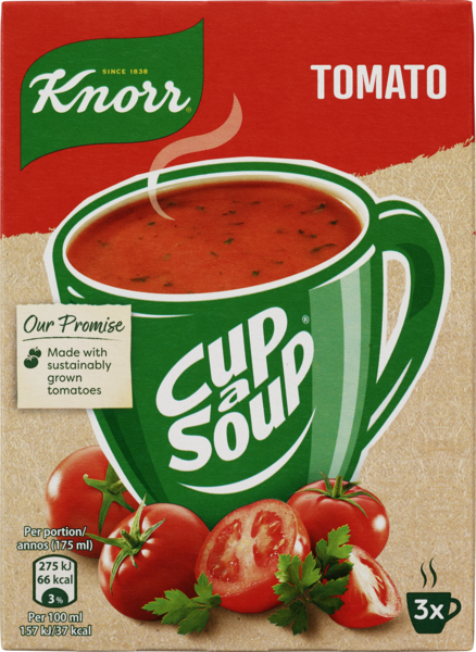 Knorr cup a soup tomat    3pk